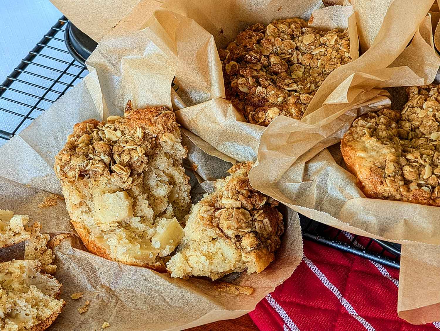 Apple Crumble Muffins