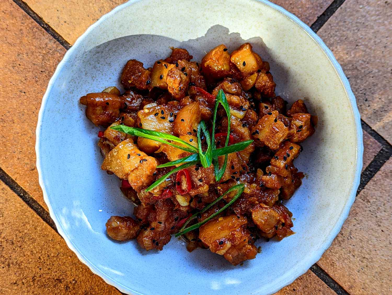 Honey Soy Pork Belly Bites