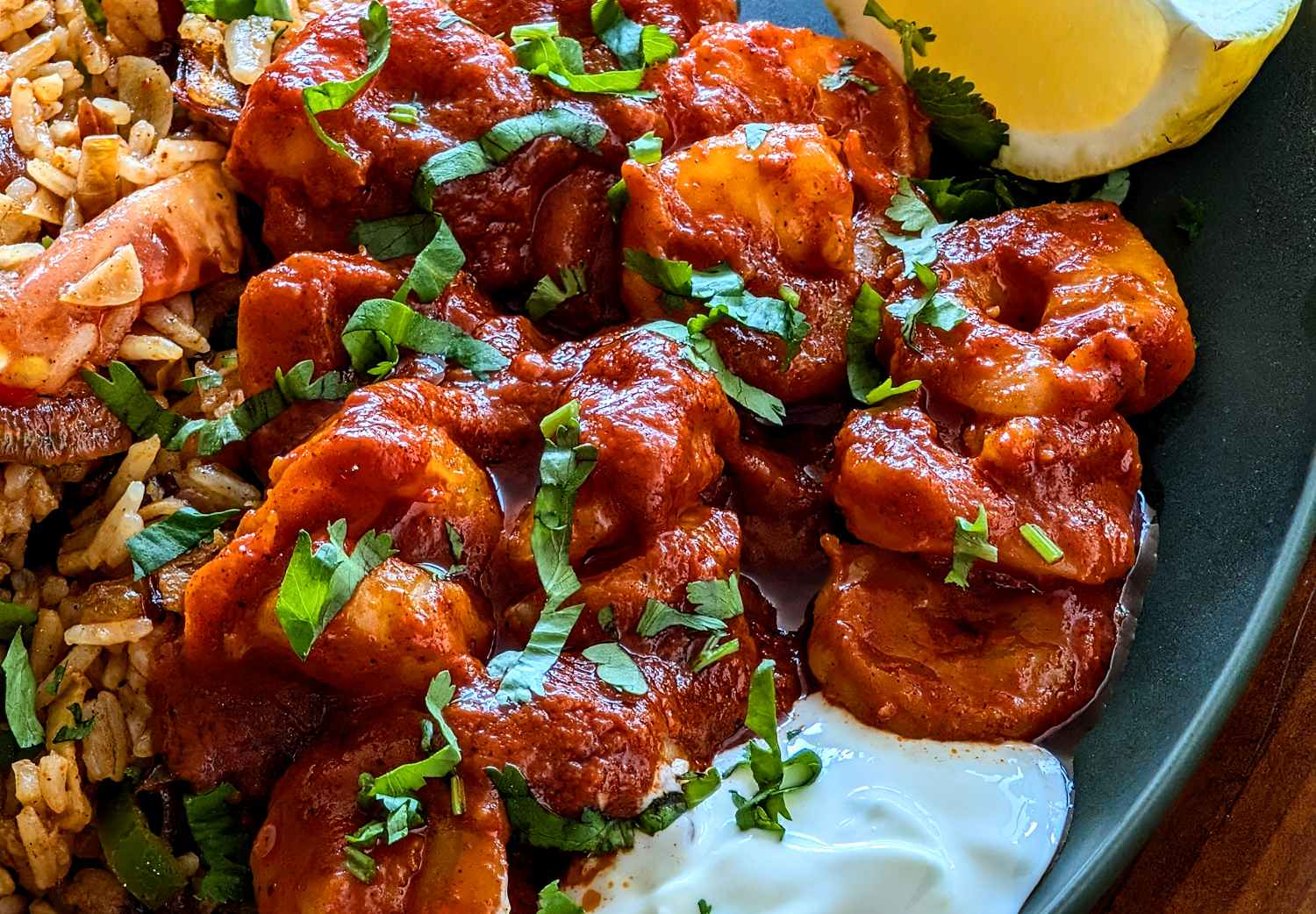 Mitmita Butter Prawns