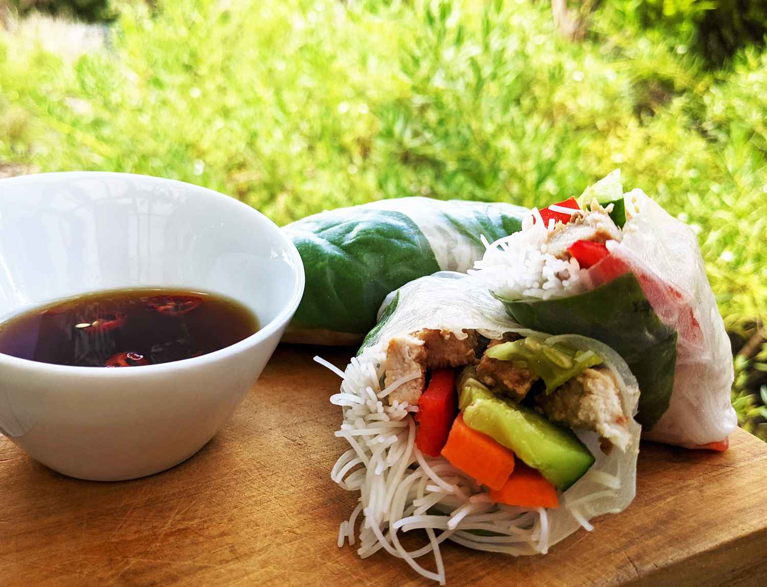 Pork Rice Paper Roll