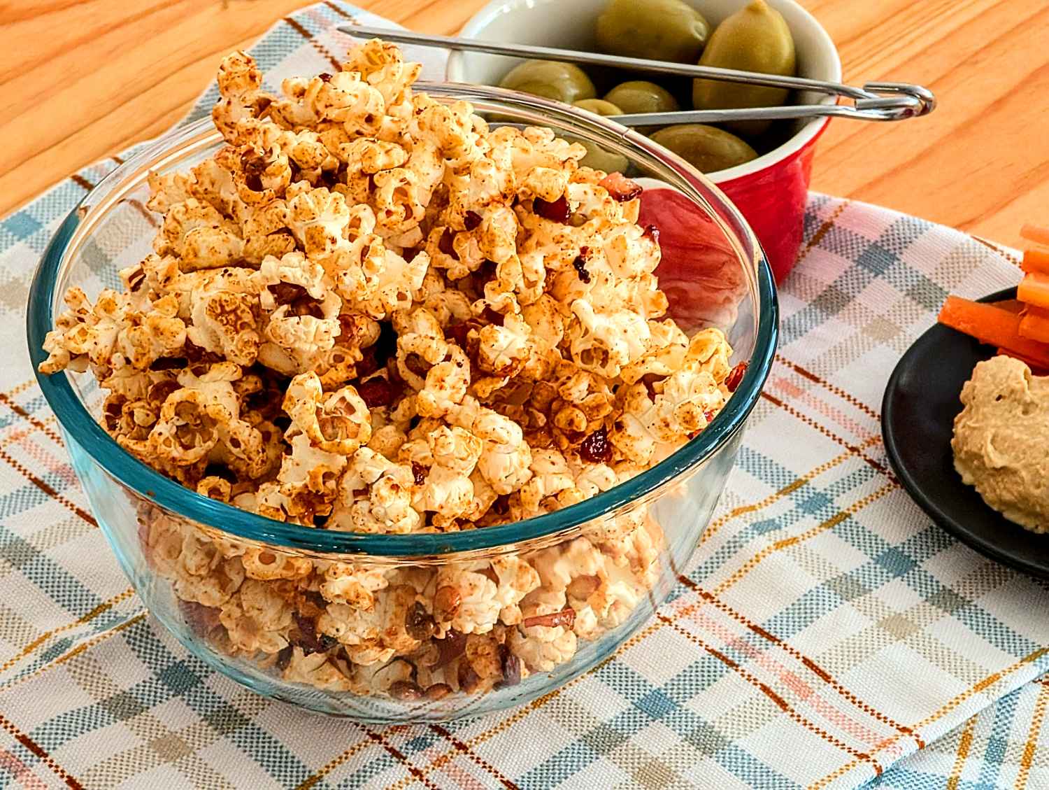 Spiced Honey Bacon Popcorn